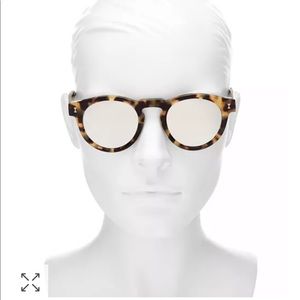 Illesteva Leonard Silver/Tortoise Sunglasses